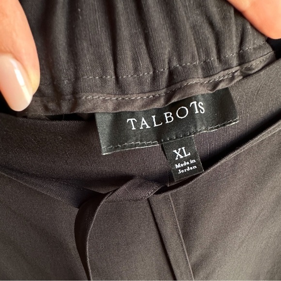 Talbots Linen Blend Trousers European Summer Size XL - Picture 2 of 4